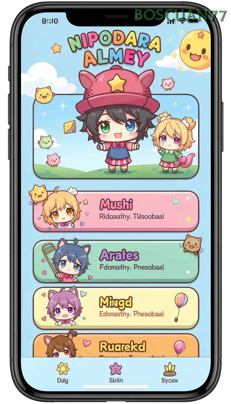 Cuplikan layar JP689 — halaman utama